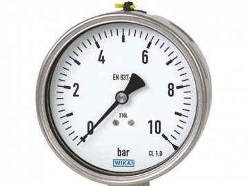 232.50, 233.50波登管壓力表，不銹鋼材質(zhì)