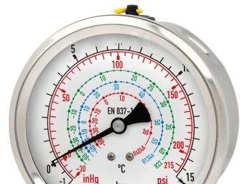 112.28, 132.28波登管壓力表，銅合金或不銹鋼材質(zhì)