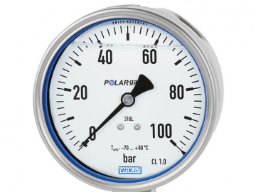 PG23LT波登管壓力表，不銹鋼材質(zhì)