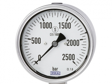 PG23HP-S波登管壓力表，不銹鋼材質(zhì)