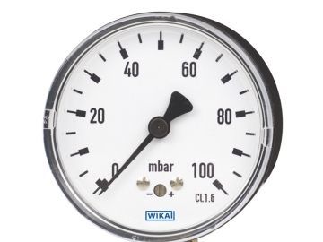 611.10, 631.10膜盒式壓力表，銅合金或不銹鋼材質(zhì)