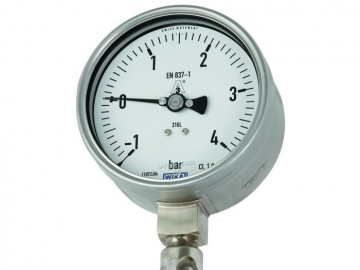 DSS22F符合EN837-1要求的壓力表組裝隔膜密封