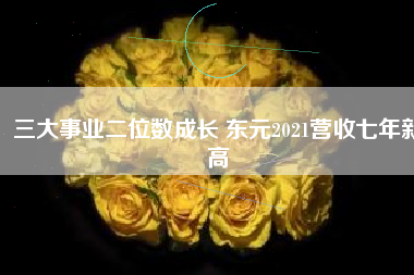 三大事業(yè)二位數(shù)成長(zhǎng) 東元2021營(yíng)收七年新高