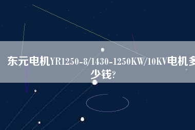 東元電機YR1250-8/1430-1250KW/10KV電機多少錢? 東元電機YR1250-8/1430-1250KW/10KV電機多少錢?