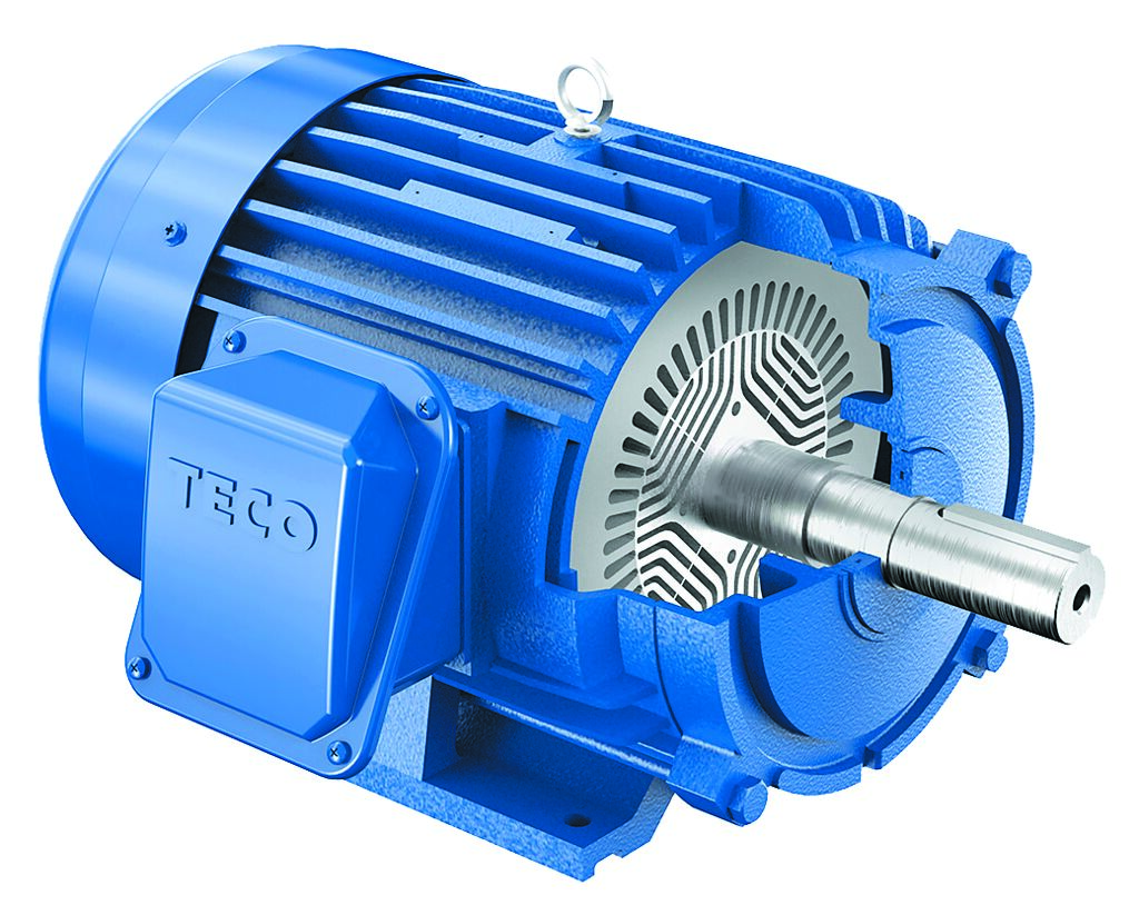 東元IE5同步磁阻馬達(dá)。圖／東元提供